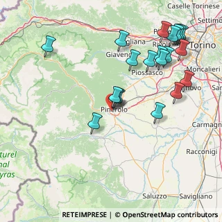 Mappa Via G. Ribet, 10064 Pinerolo TO, Italia (18.423)