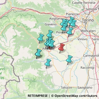 Mappa Via Carutti, 10064 Pinerolo TO, Italia (10.53556)