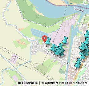 Mappa Via Vallelunga, 44123 Ferrara FE, Italia (0.6875)