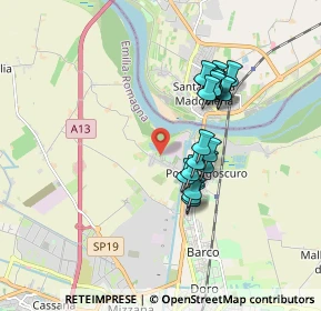 Mappa Via Vallelunga, 44123 Ferrara FE, Italia (1.5185)