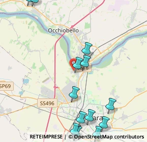 Mappa Via Vallelunga, 44123 Ferrara FE, Italia (5.45077)