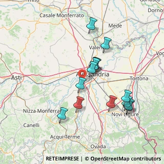 Mappa Strada della Rosta, 15122 Alessandria AL, Italia (14.28357)