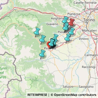 Mappa Viale Don Giovanni Minzoni, 10064 Pinerolo TO, Italia (9.90111)