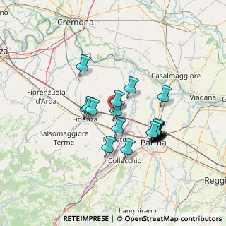 Mappa Via Guglielmo Marconi, 43012 Fontanellato PR, Italia (11.8665)