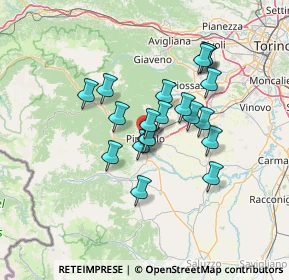 Mappa Via Clemente Lequio, 10064 Pinerolo TO, Italia (10.6625)