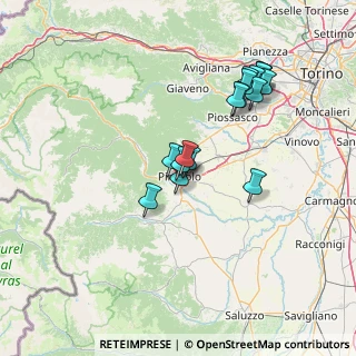 Mappa Via Clemente Lequio, 10064 Pinerolo TO, Italia (13.39235)