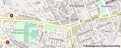 Mappa Pinerolo