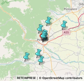 Mappa Via Clemente Lequio, 10064 Pinerolo TO, Italia (3.8475)