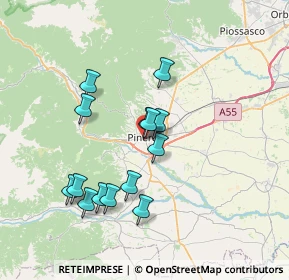 Mappa Via Clemente Lequio, 10064 Pinerolo TO, Italia (6.60786)