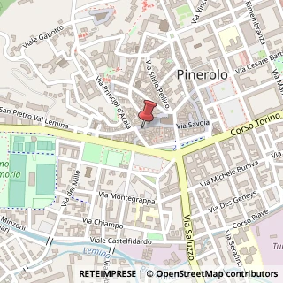 Mappa Via Trento, 9, 10064 Pinerolo, Torino (Piemonte)