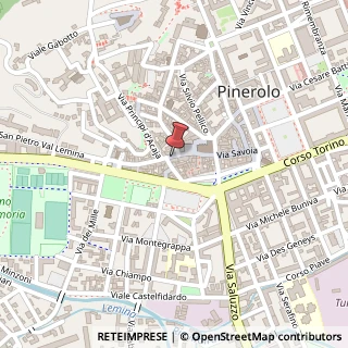 Mappa Via Trento, 17, 10064 Pinerolo, Torino (Piemonte)