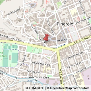 Mappa Via Giuseppe Mazzini, 3, 10064 Pinerolo, Torino (Piemonte)