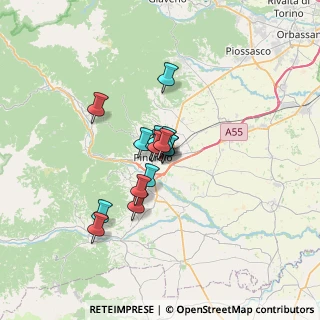 Mappa Via Ernesto Bertea, 10064 Pinerolo TO, Italia (4.076)