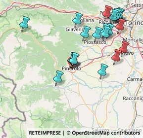 Mappa Vicolo Giraud, 10064 Pinerolo TO, Italia (17.8155)