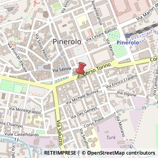 Mappa Corso Torino, 50, 10064 Pinerolo, Torino (Piemonte)