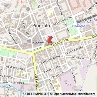 Mappa Corso Torino, 6, 10064 Pinerolo, Torino (Piemonte)