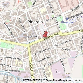 Mappa Corso Torino, 68, 10064 Pinerolo, Torino (Piemonte)