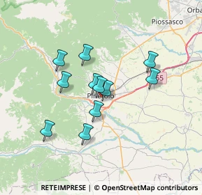 Mappa Vicolo Giraud, 10064 Pinerolo TO, Italia (5.63545)