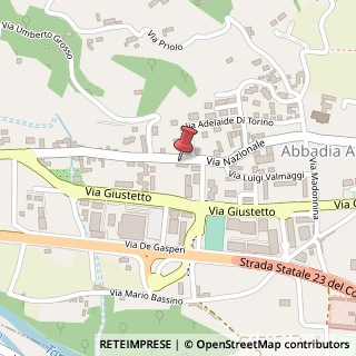 Mappa Via Nazionale, 153, 10064 Pinerolo, Torino (Piemonte)