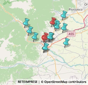Mappa Via Enrico Fermi, 10064 Pinerolo TO, Italia (5.175)