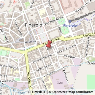 Mappa Via Virginio,  16, 10064 Pinerolo, Torino (Piemonte)