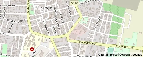 Mappa Mirandola