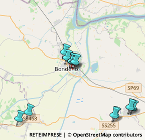 Mappa Via Filippo Turati, 44012 Bondeno FE, Italia (4.38154)