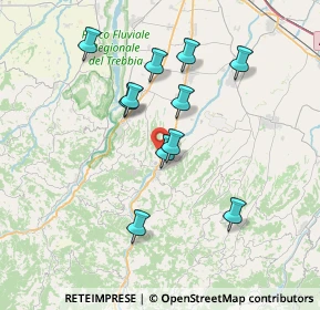 Mappa Via dei Tigli, 29020 Vigolzone PC, Italia (6.62273)