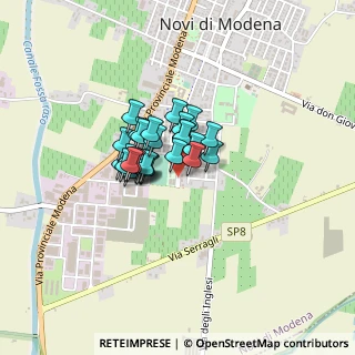 Mappa Viale Raffaello Sanzio, 41016 Novi di Modena MO, Italia (0.23929)