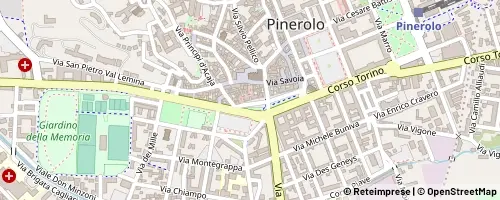 Mappa Pinerolo