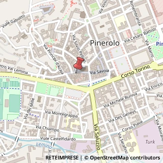 Mappa Piazza San Donato, 28, 10064 Pinerolo, Torino (Piemonte)