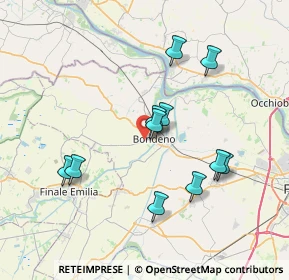 Mappa Via Giovanni Xxiii, 44012 Bondeno FE, Italia (6.91455)