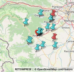 Mappa Viale Cavalieri di Vittorio Veneto, 10064 Pinerolo TO, Italia (10.57737)