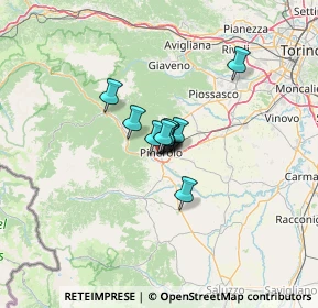 Mappa Viale Cavalieri di Vittorio Veneto, 10064 Pinerolo TO, Italia (5.29636)
