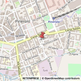 Mappa Piazza Roma, 7, 10064 Pinerolo, Torino (Piemonte)