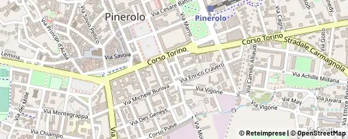 Mappa Pinerolo