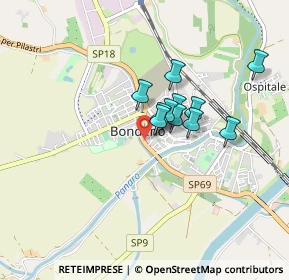 Mappa Viale Giuseppe Borselli, 44012 Bondeno FE, Italia (0.58727)