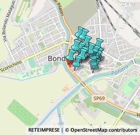 Mappa Viale Giuseppe Borselli, 44012 Bondeno FE, Italia (0.2655)