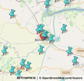 Mappa Viale Giuseppe Borselli, 44012 Bondeno FE, Italia (5.476)