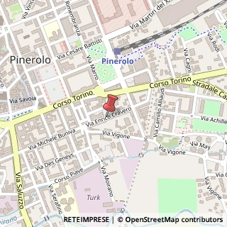 Mappa Via cravero 36, 10064 Pinerolo, Torino (Piemonte)