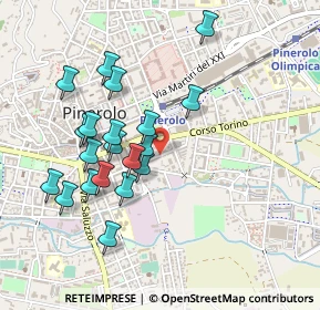 Mappa Via Enrico Cravero, 10064 Pinerolo TO, Italia (0.4525)