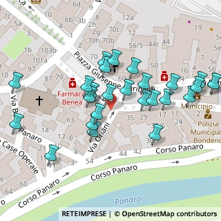 Mappa Via Corso Panaro, 44012 Bondeno FE, Italia (0.04074)