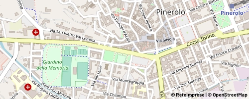 Mappa Pinerolo