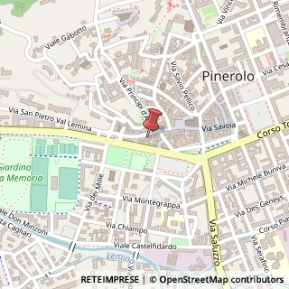 Mappa Via Trento, 46, 10064 Pinerolo, Torino (Piemonte)