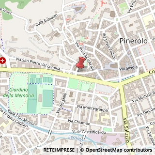 Mappa Via Trento, 82, 10064 Pinerolo, Torino (Piemonte)