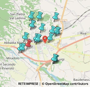 Mappa Via Achille Midana, 10064 Pinerolo TO, Italia (1.53)