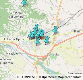 Mappa Via Achille Midana, 10064 Pinerolo TO, Italia (0.99455)