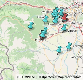 Mappa Via Achille Midana, 10064 Pinerolo TO, Italia (14.5535)