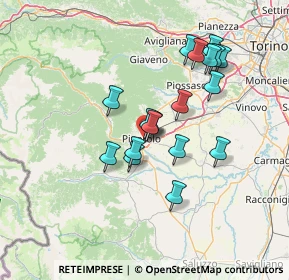 Mappa Via Achille Midana, 10064 Pinerolo TO, Italia (12.19611)