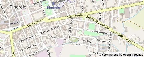 Mappa Pinerolo